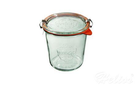 Słoiki z pokrywką, uszczelką i 2 zapinkami / 580 ml - WECK Mold (WE-742-100PUZ) - zdjęcie główne