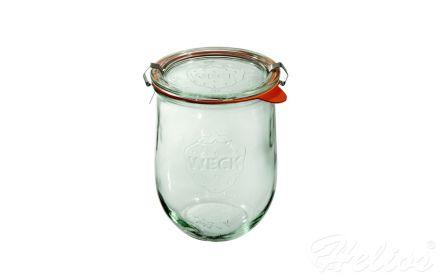 Słoiki z pokrywką, uszczelką i 2 zapinkami / 1062 ml - WECK Tulip (WE-745-100PUZ) - zdjęcie główne