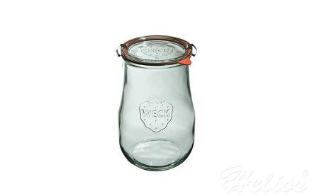Słoiki z pokrywką, uszczelką i 2 zapinkami / 1750 ml - WECK Tulip (WE-738-100PUZ) - zdjęcie główne