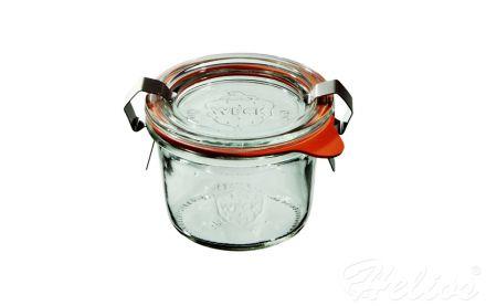 Słoiki z pokrywką, uszczelką i 2 zapinkami / 80 ml - WECK Mini-Sturz (WE-080-60PUZ) - zdjęcie główne