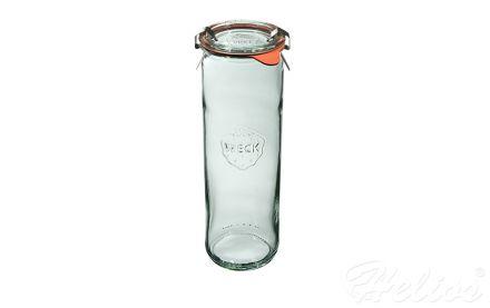Słoiki z pokrywką, uszczelką i 2 zapinkami / 600 ml - WECK Zylinder (WE-905-60PUZ) - zdjęcie główne