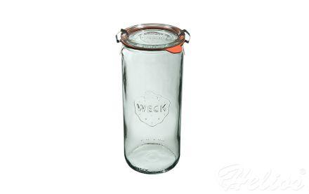 Słoiki z pokrywką, uszczelką i 2 zapinkami / 1040 ml - WECK Zylinder (WE-908-80PUZ) - zdjęcie główne