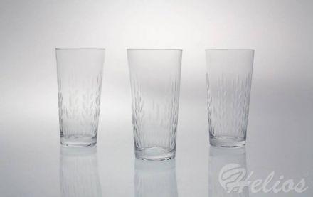 HANDMADE / Szklanki zdobione szlifem 350 ml - BEZBARWNE (9613) - zdjęcie główne