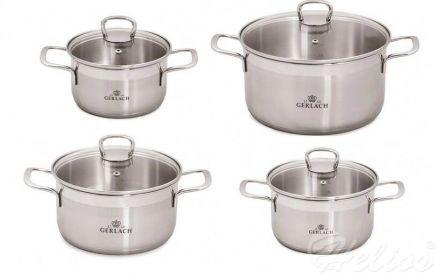 Komplet garnków - 8 elementów - BRAVA (NK322) - zdjęcie główne