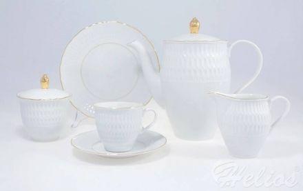 Zestaw do kawy dla 6 os./ 21 części - 3604 SOFIA / Złota - zdjęcie główne