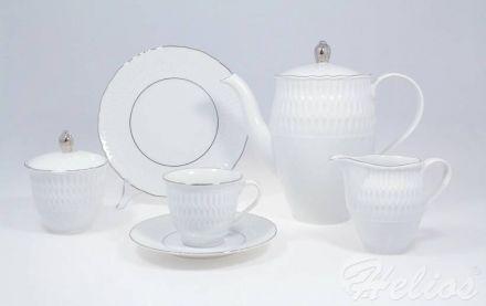 Zestaw do kawy dla 6 os./ 21 części - 3607 SOFIA / Platyna - zdjęcie główne