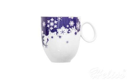 Kubek 300 ml - QUEBEC / Niebieskie śnieżynki G594 - zdjęcie główne
