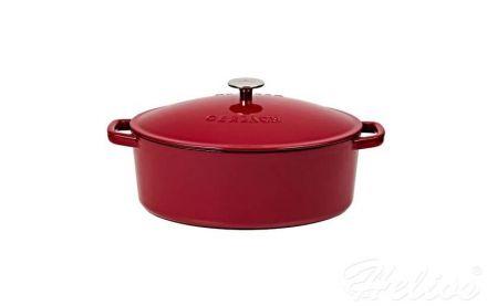 Brytfanna żeliwna 5,5 l - NATUR IRON / bordo - zdjęcie główne