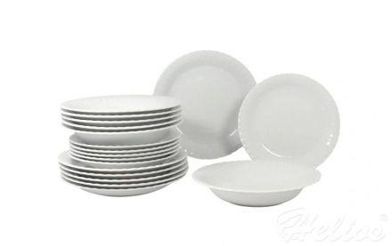 Zestaw talerzy dla 6 os./ 18 części - Iwona niedekorowana - zdjęcie główne