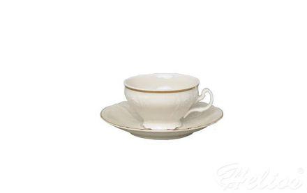 Filiżanka niska 360 ml ze spodkiem - Bernadotte Ivory Gold (383713) - zdjęcie główne