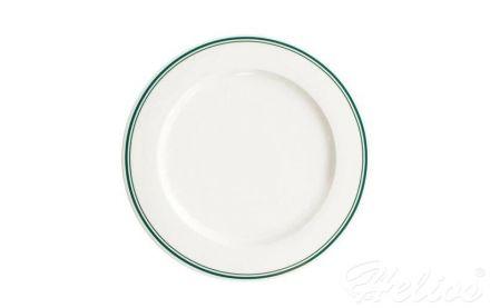 Talerz płytki 27 cm - Forte Vira zielone paski (V-FO210-12) - zdjęcie główne