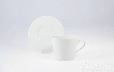 Filiżanka 0,40 l ze spodkiem - OPTY / Relief - zdjęcie główne