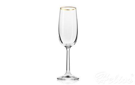 Kieliszki do szampana 170 ml - BASSIC Glass / Złoty Pasek (FKMA357) - zdjęcie główne