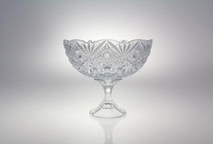 Salaterka kryształowa na nodze 22 cm - MIRANDA (827265) - zdjęcie główne