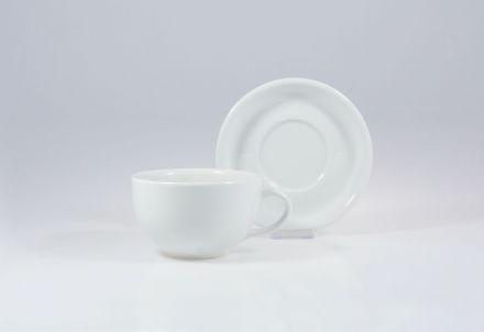 Filiżanka 350 ml ze spodkiem - AMERYKA (LU38002A018) - zdjęcie główne
