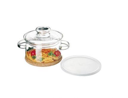 Garnek żaroodporny 1 l z podkładką - Gourmet (510/6053) - zdjęcie główne
