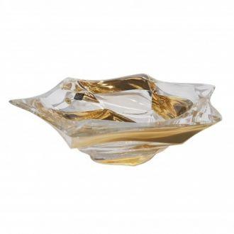 Misa kryształowa FLAMENCO BELT GOLD 33 cm - zdjęcie główne