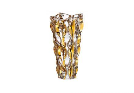 Wazon kryształowy 30,5 cm - SAMBA OPERA GOLD + Misa kryształowa 30,5 cm - SAMBA OPERA GOLD - zdjęcie główne