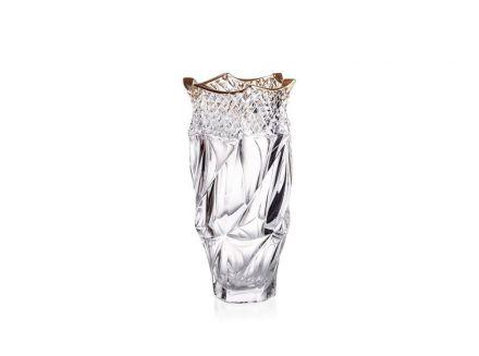 Wazon kryształowy 30 cm - Flamenco Pyramid & Gold (887414) - zdjęcie główne