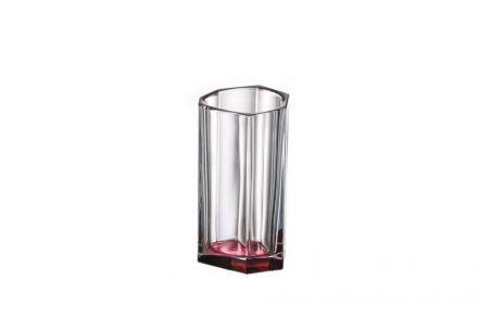 Wazon kryształowy 25 cm - Bazalt Pink bottom (127051) - zdjęcie główne