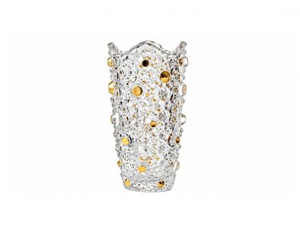 Wazon kryształowy 30 cm - Cliff Gold (963774) - zdjęcie główne