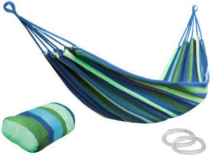 HAMAK BUJAK OGORODOWY HUŚTAWKA + POKROWIEC + linki - zdjęcie główne