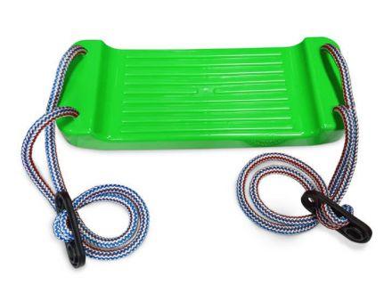 Huśtawka deska,płaska PRODUKT POLSKI ZIELONA - zdjęcie główne