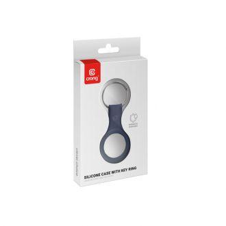 Etui do Apple AirTag Crong Silicone Case - granatowe - zdjęcie główne