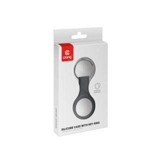 Etui do Apple Airtag Crong silicone case - czarne - zdjęcie główne