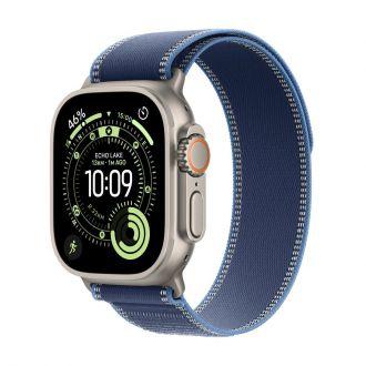 Apple Watch Ultra 3 tytan z opaską Trail w kolorze niebieskim/jaskrawoniebieskim M/L - zdjęcie główne