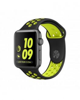 Pasek do Apple Watch 44/45/49 mm TECH-PROTECT Softband - czarno-zielony - zdjęcie główne