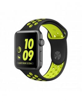 Pasek do Apple Watch 42/44/45/49 mm TECH-PROTECT Softband - czarno-zielony - zdjęcie główne