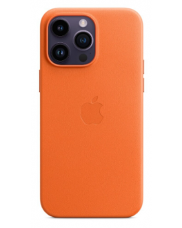 Etui do iPhone 14 Pro Max Apple Leather MagSafe - pomarańczowe - zdjęcie główne