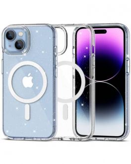 Etui do iPhone 15 Plus Tech-Protect Glitter MagSafe - Przeźroczyste - zdjęcie główne