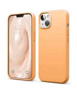 Etui do iPhone 13 Elago Soft Silicon Case - pomarańczowe - zdjęcie główne