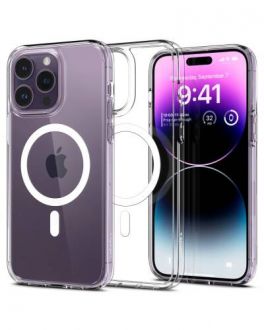 Etui do iPhone 14 Pro Max Spigen Ultra Hybrid - Przeźroczyste - zdjęcie główne