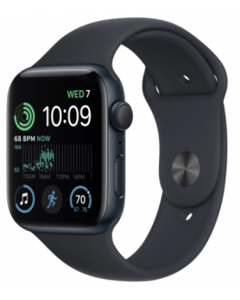 Apple Watch SE2 44mm aluminium w kolorze północy z paskiem sportowym w kolorze północy S/M - zdjęcie główne