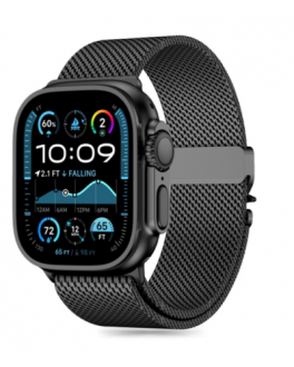 Pasek Apple Watch 42-49 Tech-Protect Milano Black - czarny - zdjęcie główne
