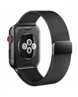 Bransoleta do Apple Watch 42/44/45/49 mm TECH-PROTECT Milaneseband  - czarna - zdjęcie główne
