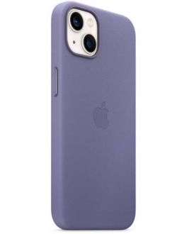 Etui do iPhone 13 Apple Leather Case - wisteria - zdjęcie główne