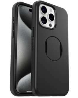 Etui do iPhone 15 Pro Max OtterBox OtterGrip MagSafe - czarny - zdjęcie główne