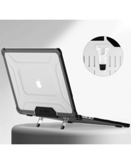 Obudowa Tech-Protect Smartshell Pro MacBook Air 13 M2 M3 M4 2023-2025 BLACK/CLEAR - zdjęcie główne