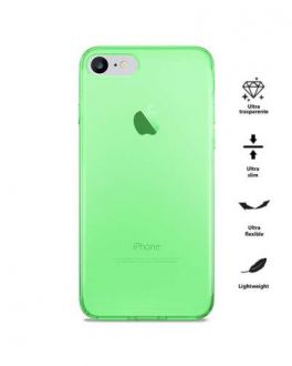 Etui iPhone 7/8/SE 2020 PURO 0.3 Nude -  fluo green - zdjęcie główne