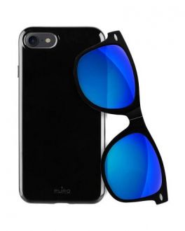 Etui do iPhone 7/8/SE 2020 PURO Sunny Kit - czarne - zdjęcie główne