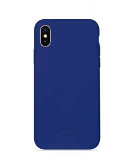 Etui do iPhone Xs Max Puro Icon Cover - granatowe - zdjęcie główne