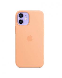 Etui do iPhone 12 mini Apple Silicone Case z MagSafe - cantaloupe - zdjęcie główne