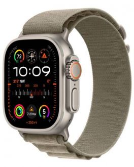 Apple Watch Ultra 2 49mm + Cellular tytan z opaską Alpine w kolorze moro - Medium - zdjęcie główne