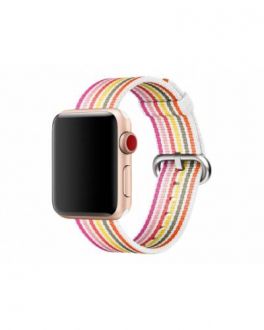 Pasek do Apple Watch 38/40/41 mm woman pink stripe - zdjęcie główne
