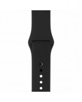 Pasek do Apple Watch 44mm Apple silicone - czarny - zdjęcie główne