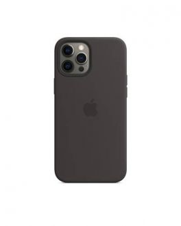 Etui do iPhone 12 Pro Max Apple Silicone Case z MagSafe - czarne - zdjęcie główne
